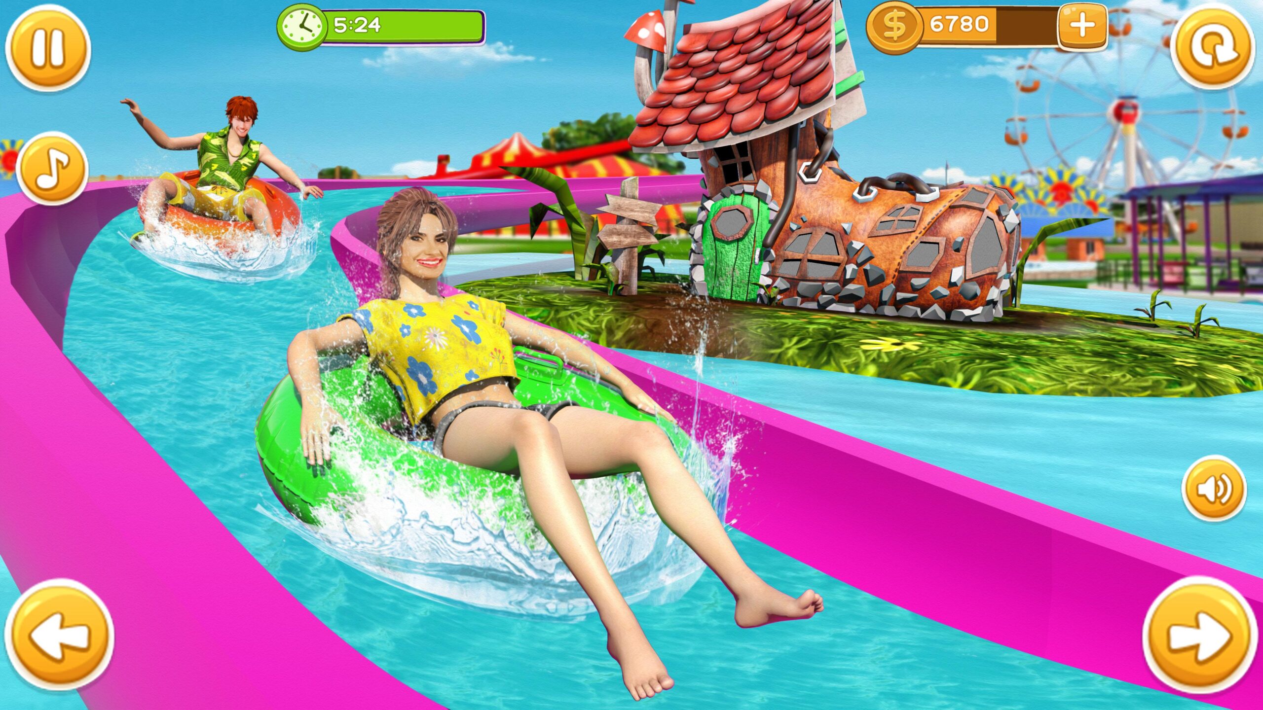 Uphill Rush Water Park Racing MOD APK